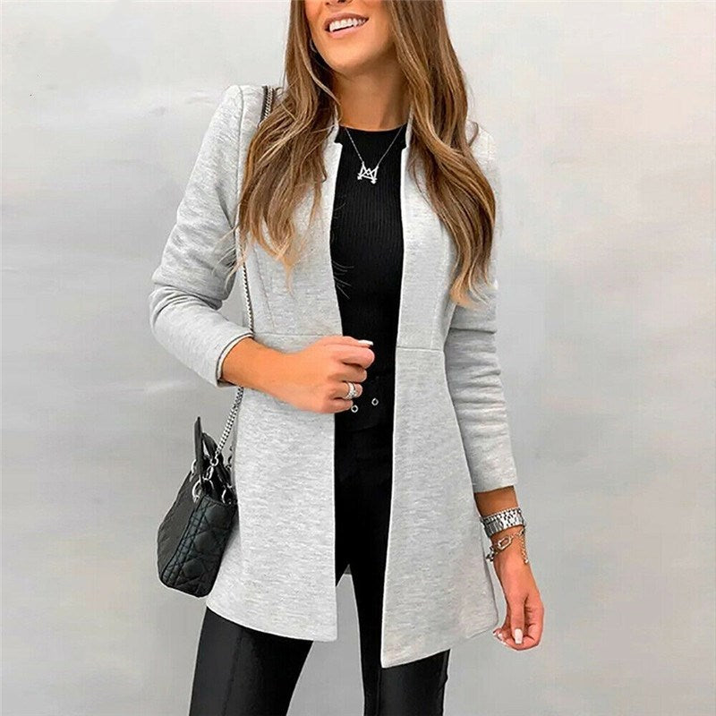 jacket blazer Women for Work white Fashion Formal female