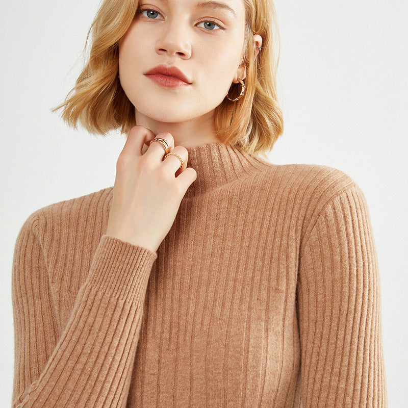 Half Turtleneck Sweater Women